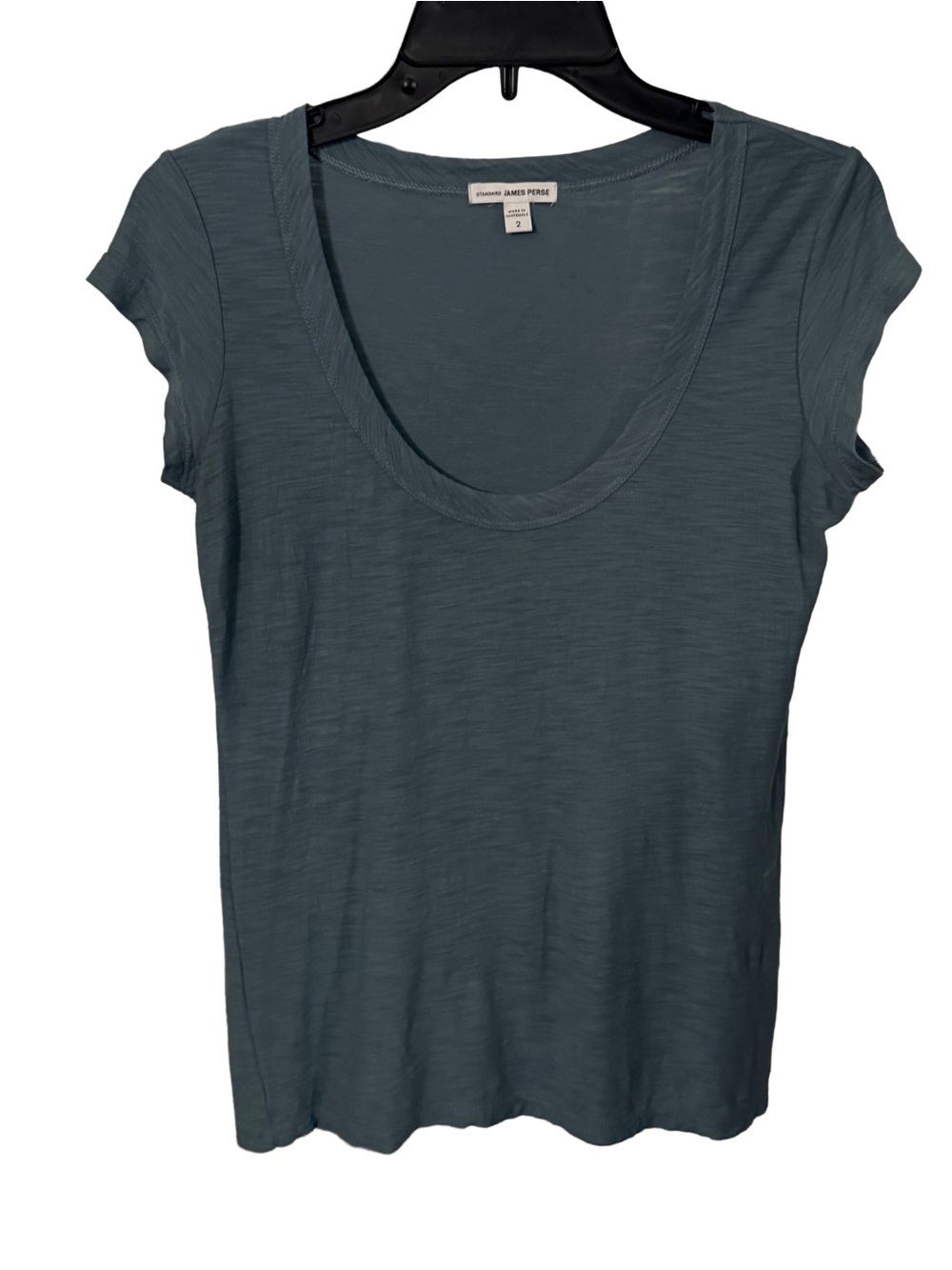 James Perse Women’s T-shirt Size 2 (fits like M US) Color Blue (azure) EUC